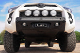 Front View of Skid Plate for Center Mount Front Bumpers: 2014-2024 Toyota 4Runner 