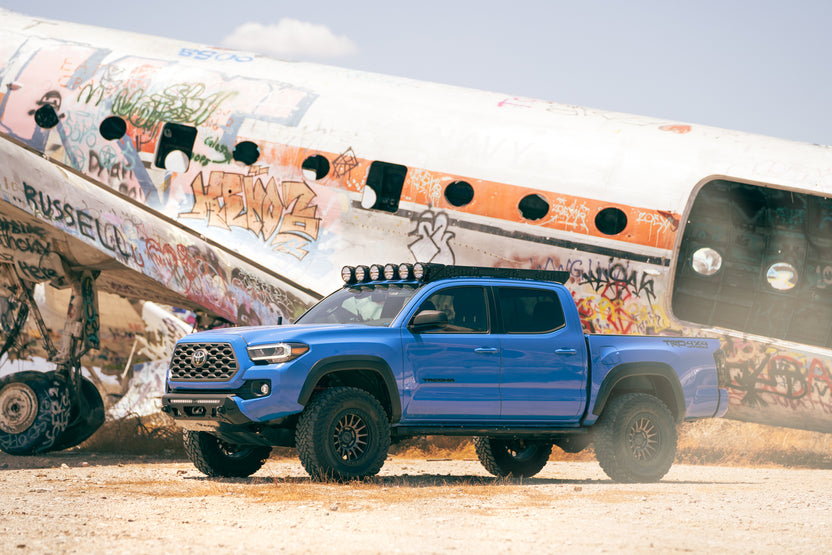 Front Profile 3rd Gen Tacoma Center Mount Winch Front Bumper