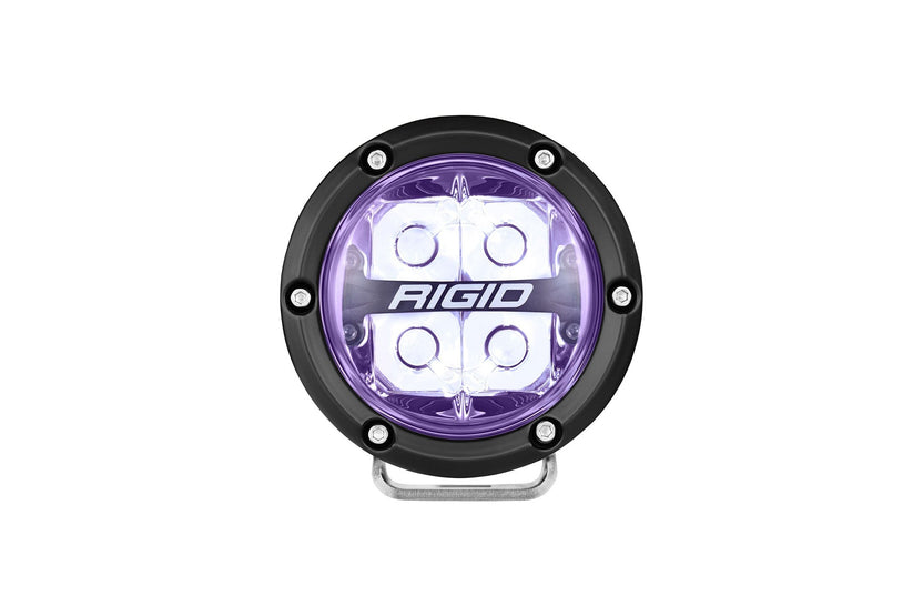 Rigid 360-Series RGBW 4 Inch Spot Optic with RGBW Backlight Pods