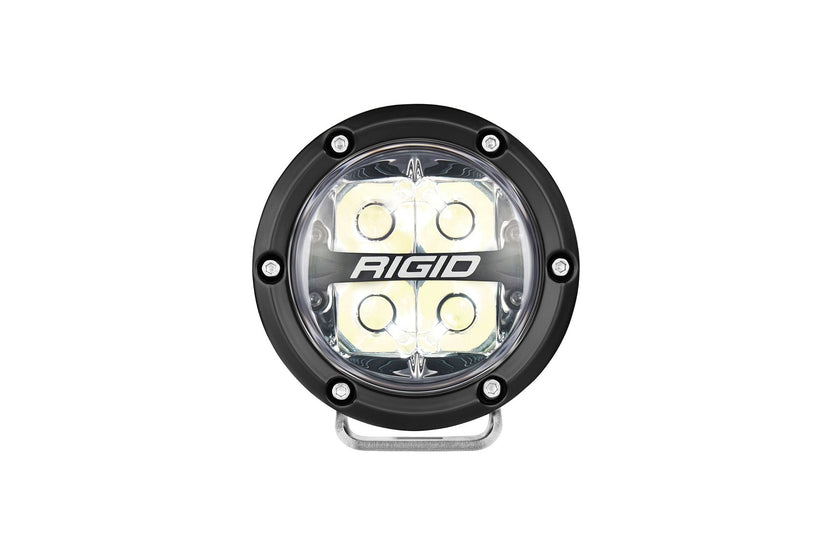 Rigid 360-Series RGBW 4 Inch Spot Optic with RGBW Backlight Pods