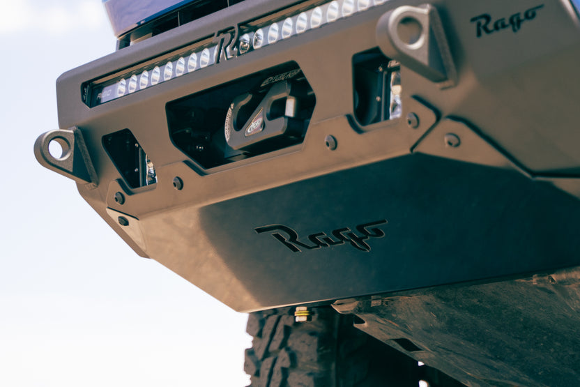 Rago Cutout on the 3rd Gen Tacoma Center Mount Front Bumper