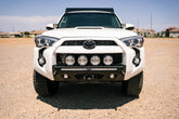 Front view of Center Mount Winch Front Bumper for the 5th Gen Toyota 4Runner