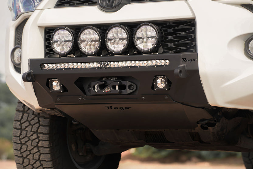 Lighting Options on the Center Mount Winch Front Bumper for the 5th Gen Toyota 4Runner