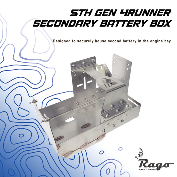 5th Gen Toyota 4Runner Secondary Battery Box Rago Fabrication